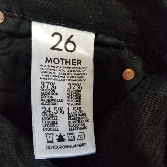 Mother High Rise Looker Diamond in The Rough Jeans - Picture 12 of 12